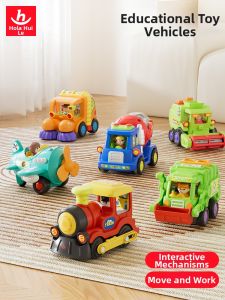 Huile Toys | Engineering Vehicle Toy Model Car Concrete Mixer Sweeping Machine