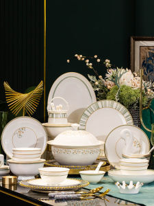 QIANZAO | Luxury Porcelain Dinnerware Set