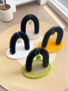 Pet Cat Self Grooming Massage Brush Groom Cat Brush Self Groomer Massage Comb Cat Hair Removal Brush Basu Gorek Kucing