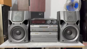 về Bộ Dàn Nghe Nhạc khủng  Sony HCD - MD5 Bãi nhật về hát rất tốt bass mạnh 200w ae chốt ip zá xả 2tr8 nhé
