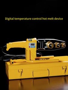 Hot Melt Machine PPR Water Pipe Fusion Splicer Household 220V PE Plastic Pipes Welding Kit 1000W