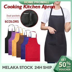 Cooking Apron Kitchen Apron With Pockets Neck-Hanging Anti-Oil Sleeveless Restaurant Chef Cooking Apron