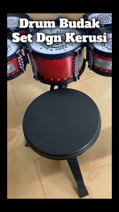 🌻 Local Stock 🌻 High Quality Lightweight Children Kids Steel Drum Set Kid Mainan Toy Budak Baby