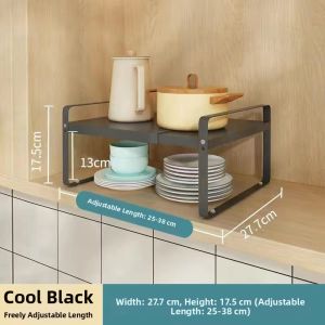 Expandable Kitchen Storage Shelf Multi Layer