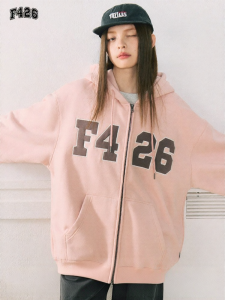 F426 | Streetwear Loose Oversized Logo Patchwork Couples Hoodie