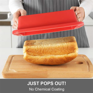 1/2pcs Rectangular Square Silicone Pans Bread Cake Deep Baking Dish Angel Food Cheesecake Mold Brownie Mould Loaf Baking Tools