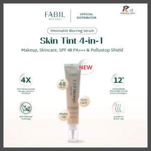 Fabil Moringa Skin Tint 30gr - Tinted Suncreen 4-in 1 Dengan Formula Disempurnakan Sebagai Base Foundation