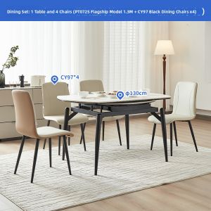 Extendable and Foldable Compact Living Room Dining Table
