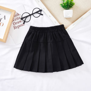 Kaki Xếp Ly Mini Váy Dành Cho Bé Gái Đồng Phục Tiểu Học Ngắn Váy S Mùa Thu Mùa Xuân Cotton Vải Bông Vải Gingham Ca Rô