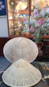 Nón khung lá thưa khung lưới nan treNÓN MẸ & BÉ NÓN NGỰA PHÚ GIA BÌNH ĐỊNH nón chụp ảnh - Tặng: Quai đeo túi đựng