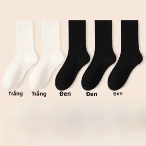 MiiOW | Tất dài đến giữa bắp chân Catman Xinjiang Cotton dành cho nữ tất dày đa năng thoải mái mùa xuân thu đông hè tất dài đến đầu gối