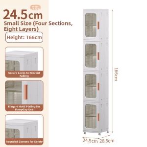 ZHUOLESHI | Folding Organizer Clothes Storage Cabinet