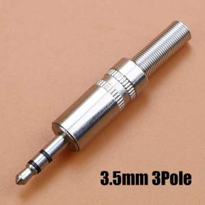 2/5/10pcs 2.5mm 3.5mm Headphone Male Plug Mono Stereo Audio Solder Cable Connector 2/3/4 Pole Earphone Jack Adapter