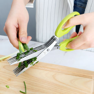 3/5 Layer Vegetable Scissors For Kitchen Scallion Shear Cutter Kitchen Gadget