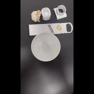 Ginger Garlic Slicer Shredder Manual Slicer Sharpener Double-sided Vegetable Cutter