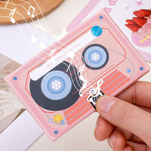 Exclusive Greeting Recording Voice Card 60s Gift Audio Tape for Boyfriend Girlfriend Birthday Memory
