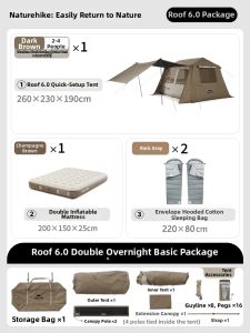 NatureHike | Quick Setup Tent Canopy Outdoor Waterproof