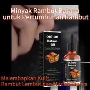 OUHOE  Minyak Pertumbuhan Rambut Bata Na   Minyak Penjagaan Kulit Pelembap Anti-Gugur Melicinkan Rambut