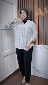 Setelan Wanita Crinkle Motif Terbaru Viral