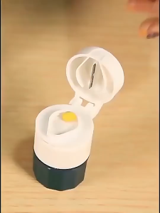 LANGMANNI 4 Layer Pill medicine crusher grinder splitter tablet divider cutter storage box Medicine Splitter