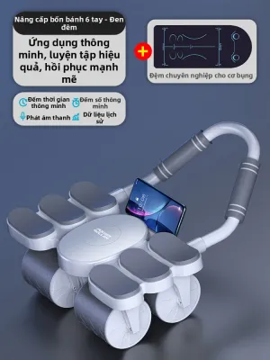 SHENWO | Con lăn tập bụng tự động đàn hồi bánh xe tập cơ bụng dụng cụ tập gym