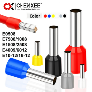 Wire Ferrule Terminal 22-6AWG 0.5-16mm² Tubular Crimp Terminals Electrical Ferrule Connector PVC Retardant Insulated Pin Cord