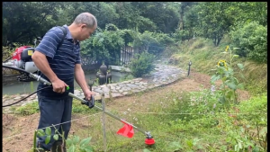 【Original】Grass cutter Rod Side-mounted lawn mower operating lever assembly brush cutter Accessories