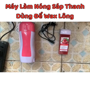 Máy wax lông mini màu Hồng Depilatory Heater cầm tay nhỏ gọn dễ sử dụng tẩy lông tại Nhà.