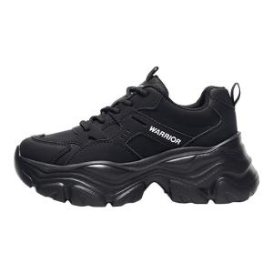 Warrior | Water Repellent Leather Face Height Increasing Casual Shoes Women Dad Shoes