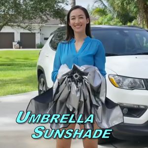 Foldable Car Umbrella Sun Shade UV Interior Windshield Front Window Cover Visor / Payung Kereta