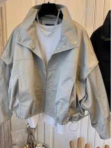 New Style French Design Windproof Jacket Short Coat