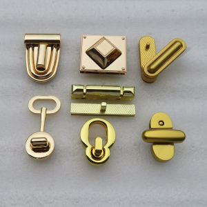 Elliptical Hardware Cross Living Page Lock Clasp Womens Bag Ring Handle Stripe Rope Set Fashionable Practical Bag Accessories