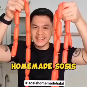 PROMO UKURAN 16.55  Casing Selongsong Kesing Sosis Hemat Halal Food Grade Plastik Edible Kolagen Lengkap Asli