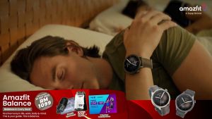 Amazfit Balance 46mm Smartwatch Fitness Watch with AI Fitness Coach Sleep & Health Tracker with Body Composition Dual-Band GPS 24h Health Monitoring HRV Bluetooth Calls 14-Day Battery 1.5" AMOLED Display for Android and iOS