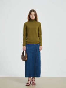 Petit Bari | H Shape High Quality Cotton Denim Skirt