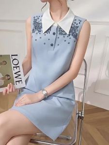 PlumJan | Đầm Mới Mùa Hè Sang Trọng Màu Xanh