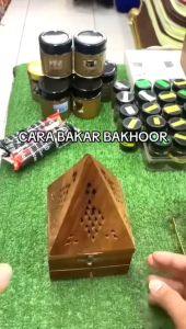 Wooden Mabkhara Set/ Starter Full Set includes 1 Mabkhara 1 Bakhoor 2 packs Charcoal 1Torch Gun/ Bukhoor