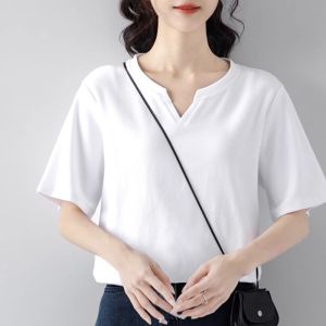 French Design Simple Loose T Shirt