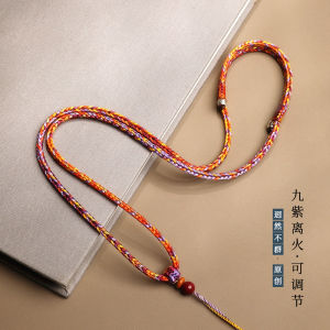 สร้อยคอโซ่ผูกปมกระดูกสัตว์ ทำมือ 8 สาย โซ่จี้ดวงชะตา ปีเกิด เครื่องประดับแฟชั่น เครื่องประดับโซ่ใหม่สดชื่น โซ่ขนาด 3 มม.