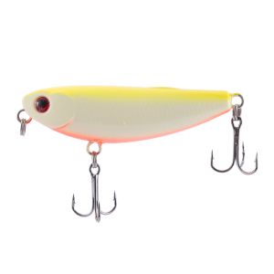 Walking Dog Lure 5g 55mm Topwater Floating Bait Noise Bead Double Treble Hooks for Pike Bass Trout Bluegill Freshwater Fishing