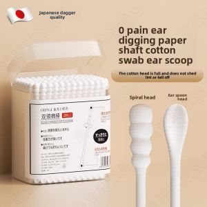 MONLEYTA | Disposable Double-Headed Ear Cotton Swabs For Babies And Children Home Use Ear Digging Spoon Cotton Sticks Ear Cleaning Tools