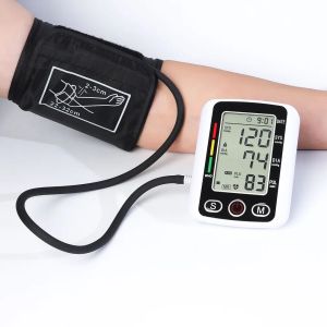 Portable Digital Upper Arm Blood Pressure Monitor Measurement Tool Blood Pressure Monitor Meter Tonometer Sphygmomanometer