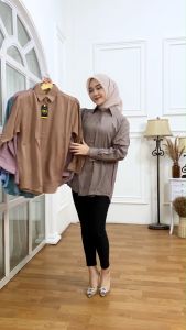 Belva Shirt: Kemeja Polos Oversize Bahan Katun Twill Premium & Kemeja Kerja Basic