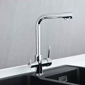 SXH Copper Three-in-One Water Purifier Kitchen Faucet Hot and Cold Household Washing Vegetables Basin Vegetable Washing Sink Sink Faucet