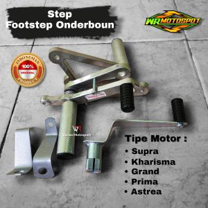 Step Footstep Underbone Supra Kharisma Grand Prima Atrea