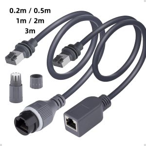 Starlink Ethernet Adapter Cable IP68 Waterproof RJ45 Coupler Extension for Gen 3/Mini Dish