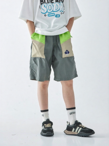 LANQISHUI | Summer Casual Color Block Pockets Shorts