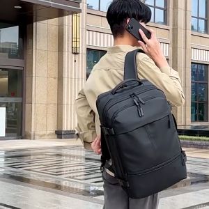 JACKMAN FZ-9905 Expansion Backpack Mini Koper Tas Ransel Besar 17.3 Inch USB Laptop