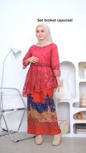 BLOUSE BROKAT RAPUNZEL BB 45 SAMPAI 68 KG ALL REAL PICT