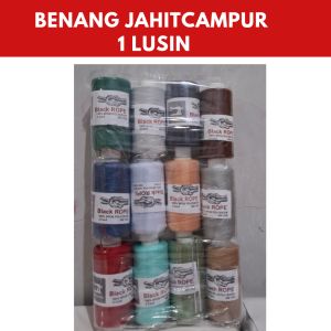 Benang jahit warna kumplit isi 1 lusin ( 12 pcs )